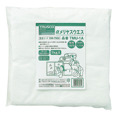 トラスコ TRUSCO 「αメリヤスウエス」 TMU-1A 299-7959 (商品コード：166335)