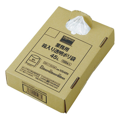 トラスコ TRUSCO 業務用ポリ袋 X0045N 353-9989 (商品コード：166565)