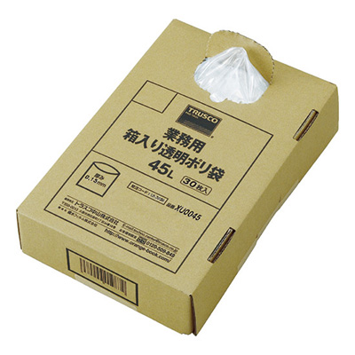 トラスコ TRUSCO 業務用ポリ袋 （超厚手タイプ） XU0045 115-3690 (商品コード：166604)