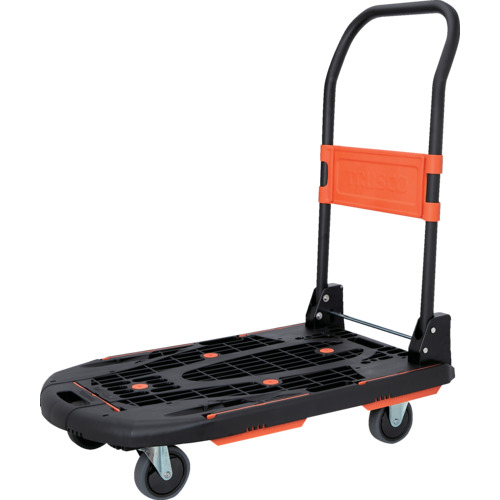 トラスコ TRUSCO 樹脂台車 カルティオ(新型) ブラック MPK-780-BK 558-4732 (商品コード：167468)