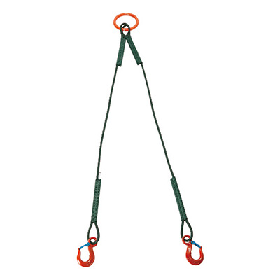 トラスコ TRUSCO 2本吊セフティパワーロープ 径9mm 長さ1.5m 1台 SP2-915-450 161-2264 (商品コード：168309)