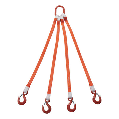 トラスコ TRUSCO 4本吊ベルトスリングセット 25mm幅×1m 1S G25-4P10-1.72 258-0317 (商品コード：168466)