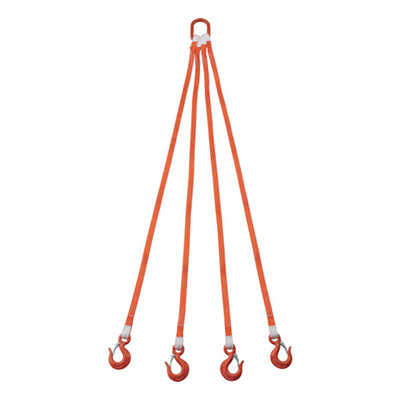 トラスコ TRUSCO 4本吊ベルトスリングセット 25mm幅×2m 1S G25-4P20-2.58 258-0324 (商品コード：168471)