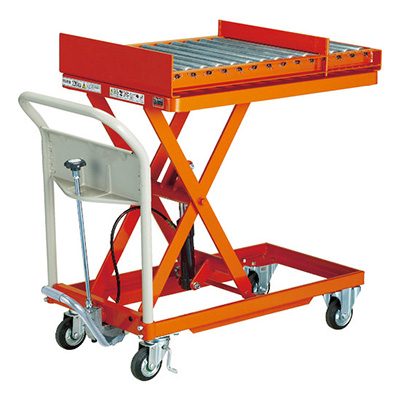 トラスコ TRUSCO 金型移動用ハンドリフター 230㎏ 500×800 オレンジ HLFA-S250M1 115-7896 (商品コード：168555)