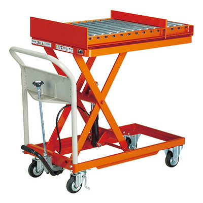 トラスコ TRUSCO 金型移動用ハンドリフター 900㎏ 600×1200 オレンジ HLFA-E1000M1 115-7932 (商品コード：168557)