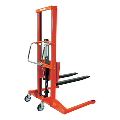 トラスコ TRUSCO コゾウリフター 足踏み油圧式 400㎏ フォーク高さ900mm 幅広タイプ BEA-H400-9W 256-7170 (商品コード：168627)