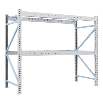 トラスコ TRUSCO 重量パレットラック1トン2300×1000×H2000 2段 単体 1D-20B23-10-2 459-1356 (商品コード：168940)