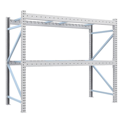 トラスコ TRUSCO 重量パレットラック2トン2300×1000×H2000 2段 単体 2D-20B23-10-2 459-1836 (商品コード：168952)