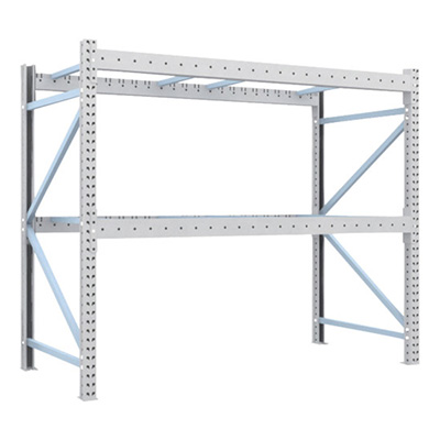 トラスコ TRUSCO 重量パレットラック2トン2300×1100×H2000 2段 単体 2D-20B23-11-2 459-1852 (商品コード：168954)