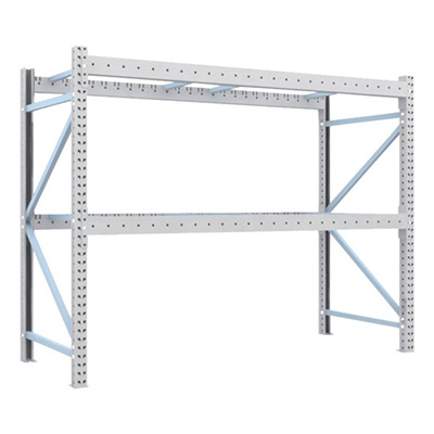 トラスコ TRUSCO 重量パレットラック2トン2500×1000×H2000 2段 単体 2D-20B25-10-2 459-1895 (商品コード：168958)