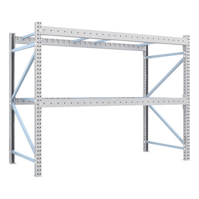 トラスコ TRUSCO 重量パレットラック2トン2500×1100×H2000 2段 単体 2D-20B25-11-2 459-1917 (商品コード：168960)