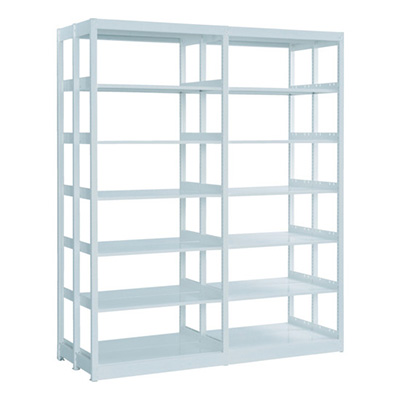 トラスコ TRUSCO 複柱書架 複式 B5縦 W900×D220×H1944 6段 BS-DD63T-6 459-2298 (商品コード：169260)