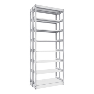 トラスコ TRUSCO 複柱書架 複式 B5縦 W900×D220×H2244 7段 BS-DD73T-7 459-2336 (商品コード：169261)