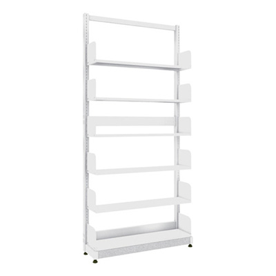 トラスコ TRUSCO 単柱書架 単式 B5縦 W900×D220×H1975 6段 BS-SS63T-6 459-2654 (商品コード：169269)