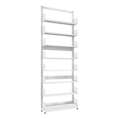 トラスコ TRUSCO 単柱書架 単式 B5縦 W900×D220×H2575 8段 BS-SS83T-8 459-2735 (商品コード：169271)