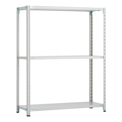 トラスコ TRUSCO CB型セミボルトレス軽量棚 1500×450×H1500 3段 WG色 CB-5543-WG 254-5635 (商品コード：169349)