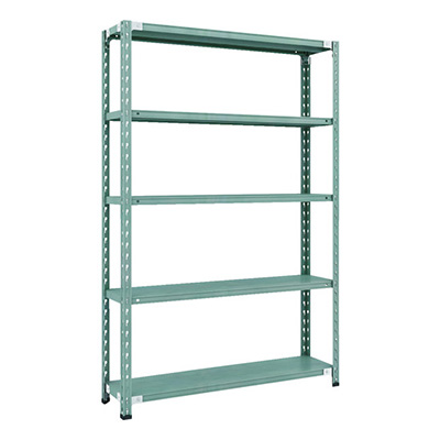 トラスコ TRUSCO CB型セミボルトレス軽量棚 1200×300×H1800 5段 グリーン CB-6435-GN 115-5173 (商品コード：169382)