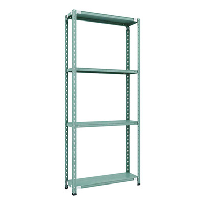 トラスコ TRUSCO CB型セミボルトレス軽量棚 900×300×H21004段 グリーン CB-7334-GN 115-5203 (商品コード：169416)
