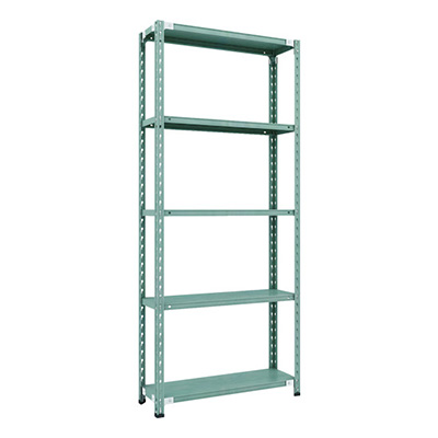トラスコ TRUSCO CB型セミボルトレス軽量棚 900×300×H21005段 グリーン CB-7335-GN 115-5204 (商品コード：169418)