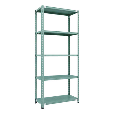 トラスコ TRUSCO CB型セミボルトレス軽量棚 900×450×H21005段 グリーン CB-7345-GN 115-5206 (商品コード：169422)