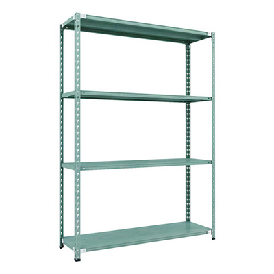 トラスコ TRUSCO CB型セミボルトレス軽量棚 1500×450×H21004段 グリーン CB-7544-GN 115-5218 (商品コード：169444)
