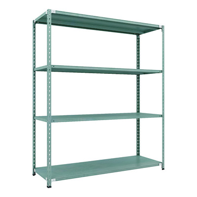 トラスコ TRUSCO CB型セミボルトレス軽量棚 1800×600×H21004段 グリーン CB-7664-GN 115-5226 (商品コード：169460)