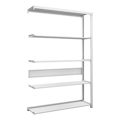 トラスコ TRUSCO スチールラック K1型抗菌塗装高密度収納棚 H1900×W1250×D325 5段 連結型 K1-6435B 206-4739 (商品コード：169578)