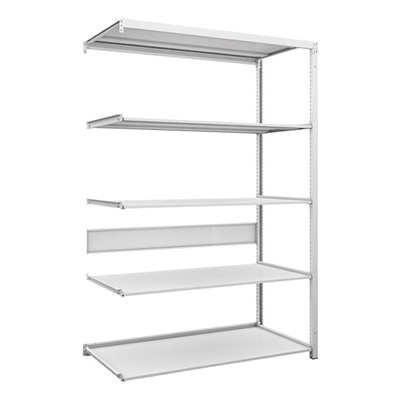 トラスコ TRUSCO スチールラック K1型抗菌塗装高密度収納棚 H1900×W1250×D625 5段 連結型 K1-6465B 206-4741 (商品コード：169626)