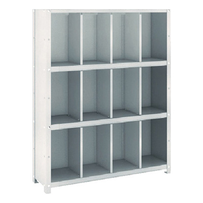 トラスコ TRUSCO KC型区分棚コボレ止めなし 889×264×H1102 4列3段 KC-4031 504-1431 (商品コード：169742)