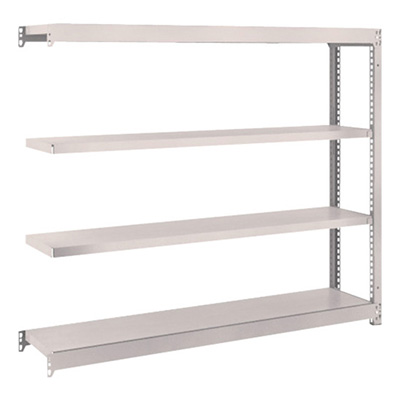 トラスコ TRUSCO スチールラック M1.5型 W1460×D295×H1200 4段 連結 ネオグレー M1.5-4534B 508-4750 (商品コード：169963)