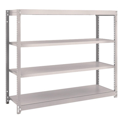 トラスコ TRUSCO スチールラック M1.5型 W1460×D445×H1200 4段 単体 ネオグレー M1.5-4544 506-9181 (商品コード：169966)