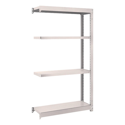 トラスコ TRUSCO スチールラック M1.5型 W860×D295×H1500 4段 連結 ネオグレー M1.5-5334B 508-2790 (商品コード：169987)