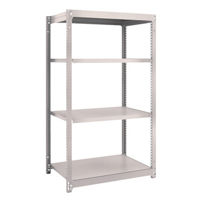 トラスコ TRUSCO スチールラック M1.5型 W860×D595×H1500 4段 単体 ネオグレー M1.5-5364 506-5941 (商品コード：169994)