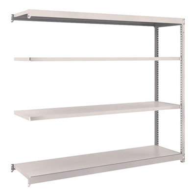トラスコ TRUSCO スチールラック M1.5型 W1760×D445×H1500 4段 連結 ネオグレー M1.5-5644B 508-3125 (商品コード：170027)