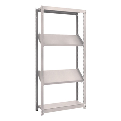 トラスコ TRUSCO スチールラック M1.5型棚 900×300×H1800 4段 傾斜2段 M1.5-6334K2 484-3380 (商品コード：170042)