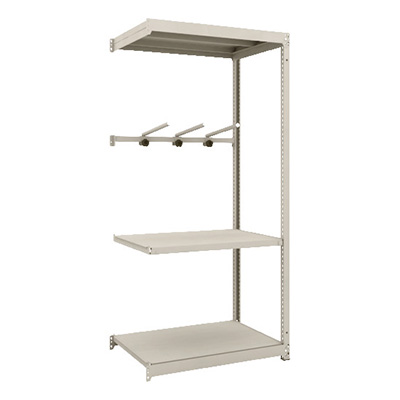 トラスコ TRUSCO スチールラック M1.5型軽中量棚 860×595×1800 3段 アーム1段 連結 M1.5-6363-A1B 149-7757 (商品コード：170062)