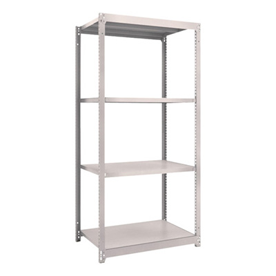 トラスコ TRUSCO スチールラック M1.5型 W860×D595×H1800 4段 単体 ネオグレー M1.5-6364 506-6182 (商品コード：170066)