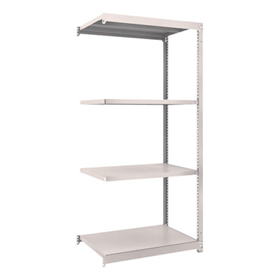 トラスコ TRUSCO スチールラック M1.5型 W860×D595×H1800 4段 連結 ネオグレー M1.5-6364B 508-3435 (商品コード：170067)