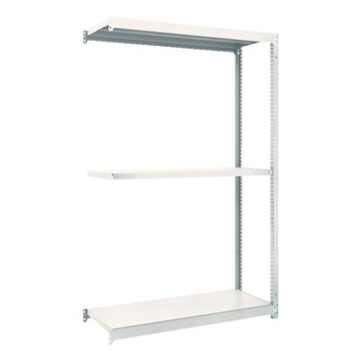 トラスコ TRUSCO スチールラック M1.5型軽中量棚 1160×295×1800 3段連結 ネオグレー M1.5-6433B 780-0380 (商品コード：170075)