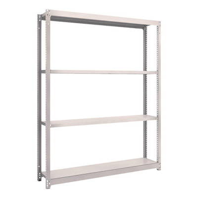 トラスコ TRUSCO スチールラック M1.5型 W1460×D295×H1800 4段 単体 ネオグレー M1.5-6534 506-6221 (商品コード：170120)