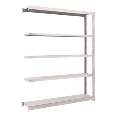 トラスコ TRUSCO スチールラック M1.5型 W1460×D295×H1800 5段 連結 ネオグレー M1.5-6535B 508-3818 (商品コード：170125)