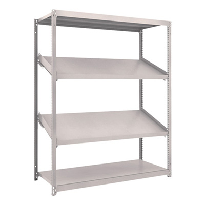 トラスコ TRUSCO スチールラック M1.5型棚 1500×600×H1800 4段 傾斜2段 M1.5-6564K2 484-3541 (商品コード：170149)