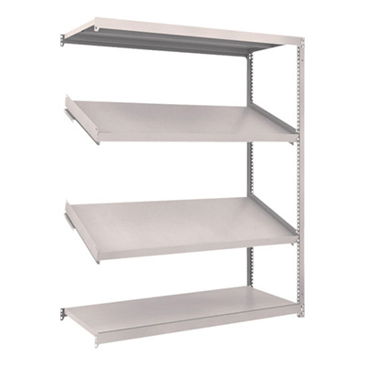 トラスコ TRUSCO スチールラック M1.5型棚 1500×600×H1800 4段 傾斜2段 連結 M1.5-6564K2B 484-3550 (商品コード：170150)