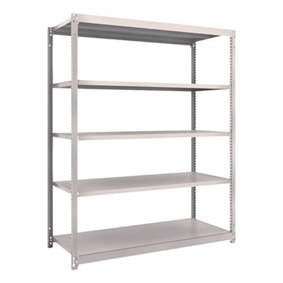 トラスコ TRUSCO スチールラック M1.5型 W1460×D595×H1800 5段 単体 ネオグレー M1.5-6565 506-6328 (商品コード：170151)