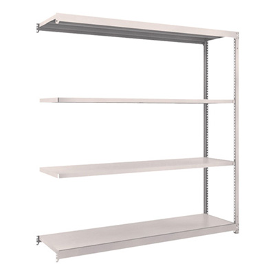 トラスコ TRUSCO スチールラック M1.5型 W1760×D445×H1800 4段 連結 ネオグレー M1.5-6644B 508-3842 (商品コード：170170)