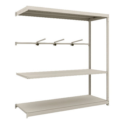 トラスコ TRUSCO スチールラック M1.5型軽中量棚 1760×595×1800 3段 アーム1段 連結 M1.5-6663-A1B 149-7763 (商品コード：170179)