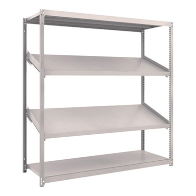 トラスコ TRUSCO スチールラック M1.5型棚 1800×600×H1800 4段 傾斜2段 M1.5-6664K2 484-3606 (商品コード：170185)