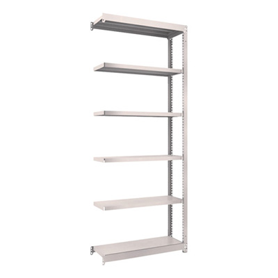 トラスコ TRUSCO スチールラック M1.5型 W860×D295×H2100 6段 連結 ネオグレー M1.5-7336B 508-3931 (商品コード：170200)