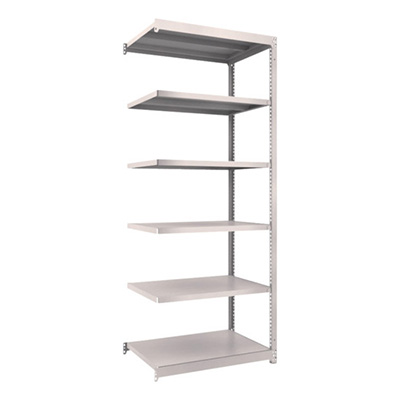 トラスコ TRUSCO スチールラック M1.5型 W860×D595×H2100 6段 連結 ネオグレー M1.5-7366B 508-4016 (商品コード：170208)