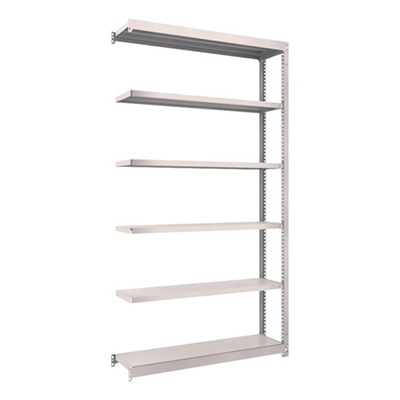 トラスコ TRUSCO スチールラック M1.5型 W1160×D295×H2100 6段 連結 ネオグレー M1.5-7436B 508-3940 (商品コード：170212)